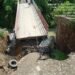 Jembatan Cicadas Roboh Akses warga Babakan Madang Terputus
