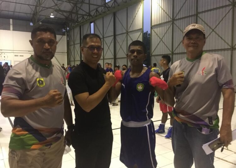 Sembilan Petinju Kabupaten Bogor Lolos ke Babak Semifinal Porprov Jabar 2022.