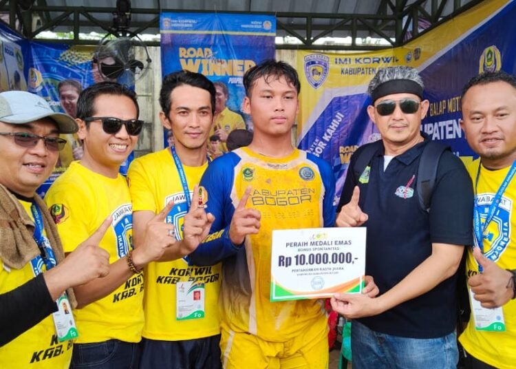 Yesss… Tim Balap Motor Kabupaten Bogor Sabet Posisi Juara Umum Porprov Jabar 2022
