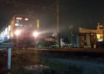 Korban Luka Berat Tertabrak Comuterline Di Kebon Pedes Meninggal Dunia di Rumah Sakit Salak Kota Bogor