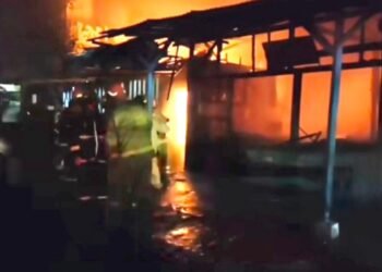 Tiga Ruko Di Cileungsi Hangus Dilalap Api