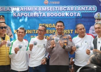 2023 Vespa First Ride, Kapolresta Bogor Kota Ajak Komunitas Safety Riding