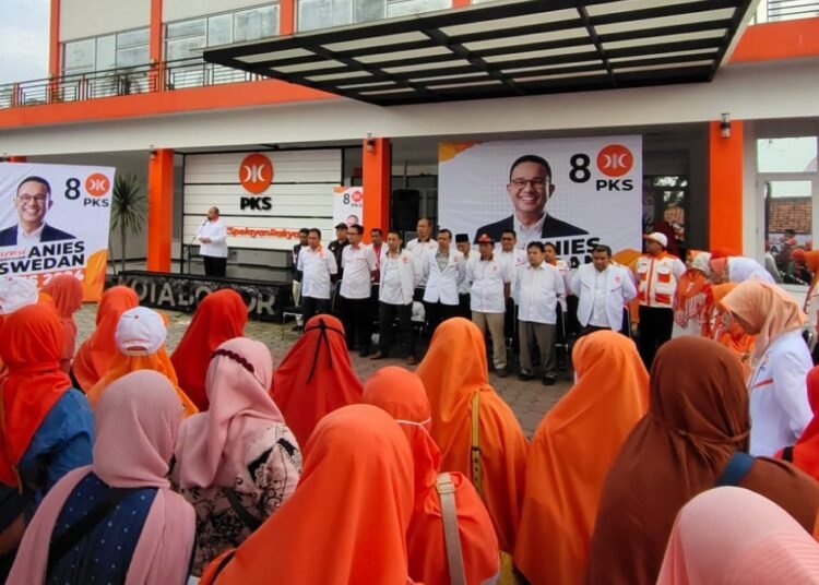 PKS Kota Bogor Deklarasi 68 Posko Pemenangan Capres Anies Baswedan