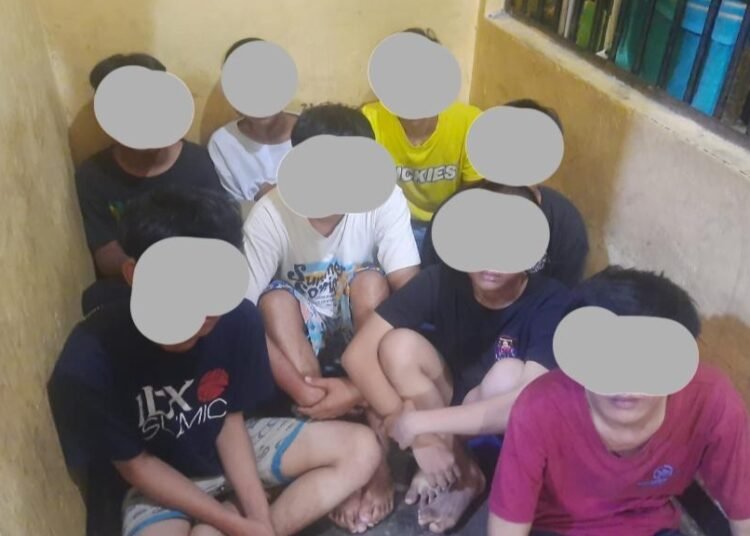 Delapan Anggota Gengster “Kapal Api” Di Amankan Polsek Parung
