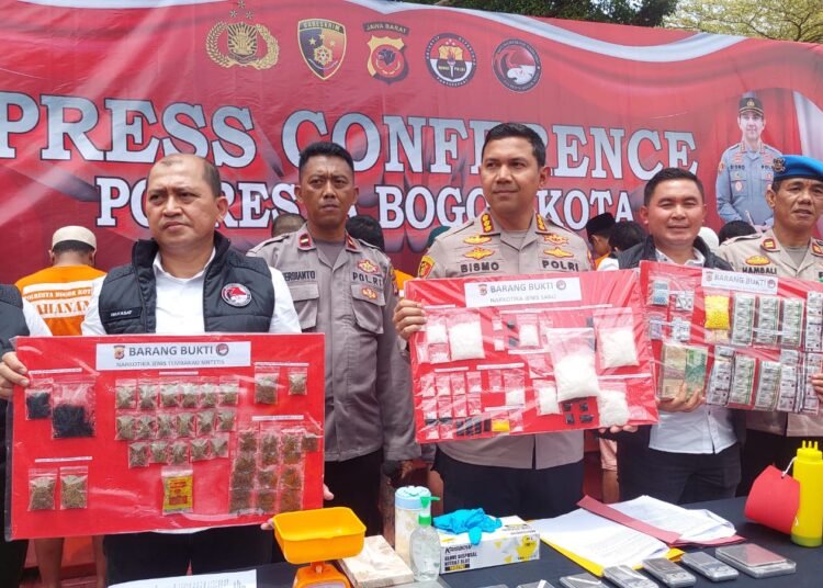 Sebulan, Polisi Tangkap 21 Tersangka Narkoba di Kota Bogor