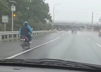 Pemotor di Bogor Berboncengan Masuk Tol Hanya Dapat Teguran