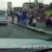 Detik detik saat pembacokan pelajar di Simpang Pomad, Kota Bogor. (Tangkapan layar dashcam William Sangga)