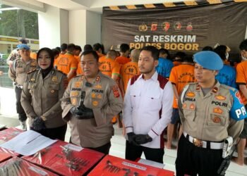 Dalam Dua Pekan Polres Bogor Tangkap 39 Pelaku Curas dan Curat