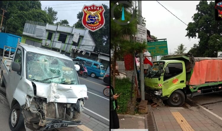 3 Mobil Dan 1 Motor Terlibat Kecelakaan Beruntun Di Puncak, 3 Orang Luka Ringan