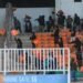 Kerusakan Stadion Pakansari yang diakibatkan oleh kericuhan supporter
