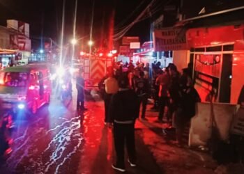 Korsleting Listrik Menyambar Tabung Gas, Sebuah Warteg Nyaris Hangus Terbakar