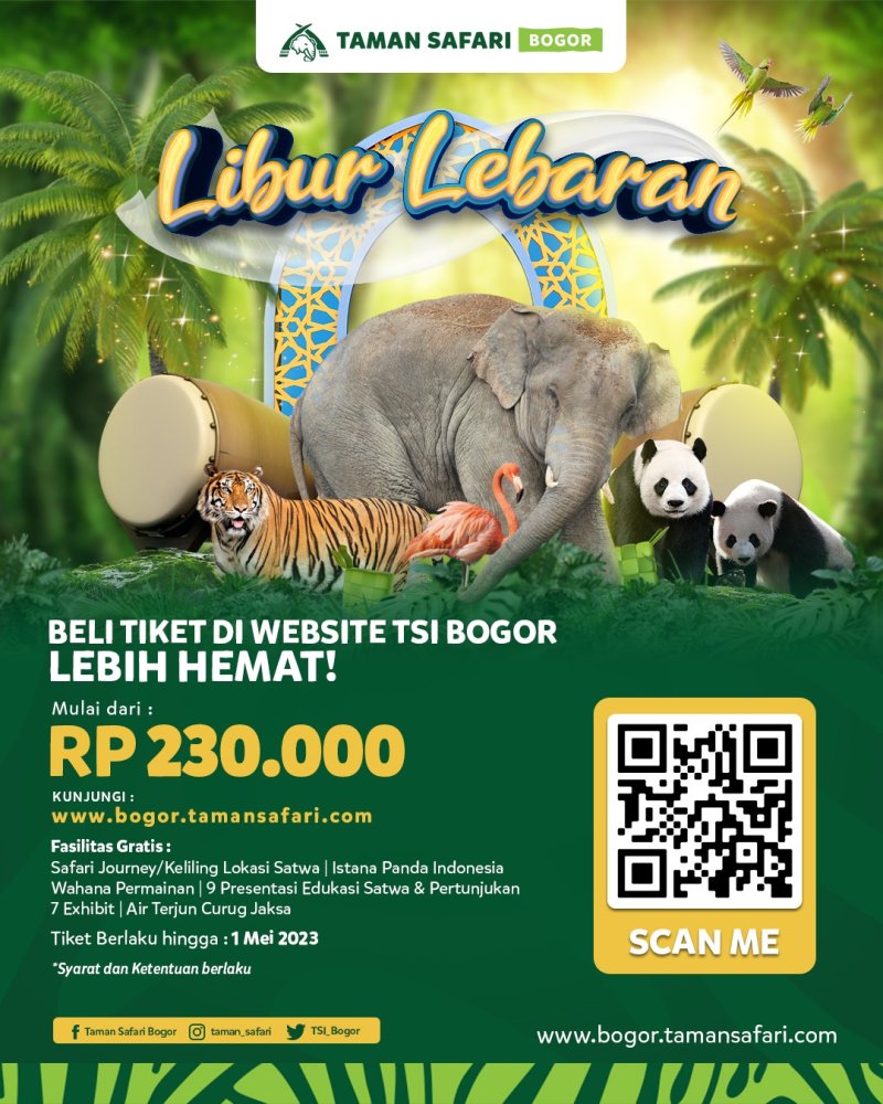 promo tiket masuk taman safari bogor 2023