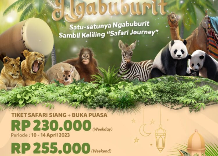 Promo Gila-gilaan, Masuk Taman Safari Bogor dan Buka Puasa Sepuasnya Cuman Rp230 Ribu… Kepoin Yukkk !!!