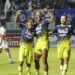 David da Silva dan Beckham Putra berselebrasi merayakan gol kedua Persib Bandung