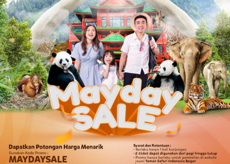 Gebyar Promo Tiket Masuk Taman Safari Bogor Spesial Mayday Sale 2023