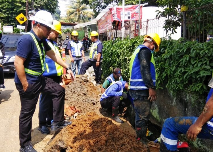 Tirta Pakuan Tangani Kebocoran Pipa Akibat Water Hammer di Pamoyanan