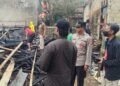 Korsleting Listrik, Satu Rumah Dikemang Ludes Terbakar