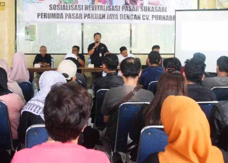 Pasar Sukasari Dibangun, 361 Pedagang Pindah ke TPS