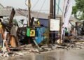 5 Warung di Setu Kemuning Hancur Diterjang Angin Kencang