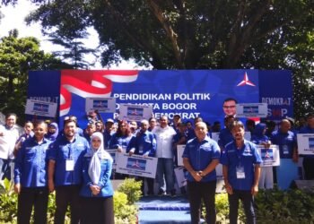 Demokrat Kota Bogor Lantik Serentak 800 Pengurus DPAC dan DPRT