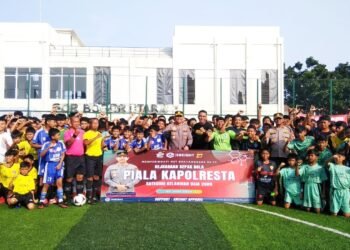 16 Tim Sepakbola Berebut Piala Kapolresta Bogor Kota