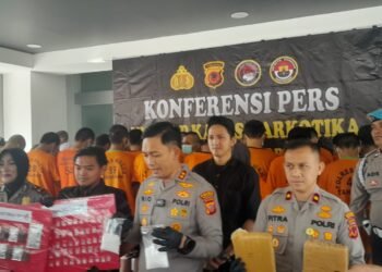 Polisi Ciduk 32 Tersangka Narkoba di Bogor