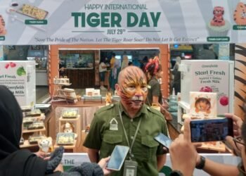 Meriah! International Tiger Day 2023 di Taman Safari Bogor Digelar Dua Hari, Pengunjung Antusias Foto Harimau