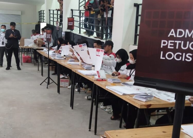 Perdana, KPU RI Gelar Simulasi Logistik Pemilu 2024 di Bogor