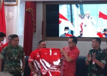 Bendera Merah Putih Sepanjang 100 Meter Bakal Diarak di Kota Bogor