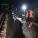 Ngeri, Tergerus Longsor Rel Kereta Api Bogor – Sukabumi Menggantung
