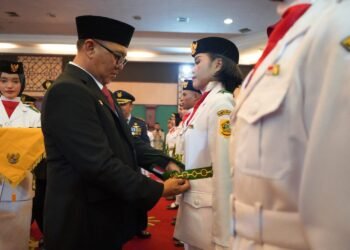 HUT ke-78 RI Paskibraka Kabupaten Bogor Dikukuhkan, Iwan Setiawan : Ini Tugas Amanah