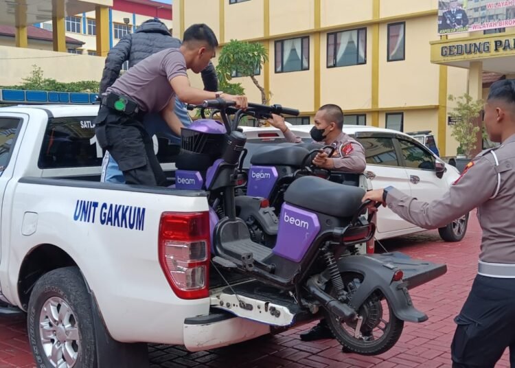 Dikendarai Anak-anak di Jalan Raya, Puluhan Sepeda Listrik Ditindak Polisi