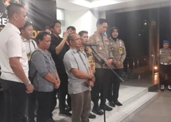 Polres Bogor Gelar Perkara Kasus Polisi Tembak Polisi, Keluarga Korban Dihadirkan