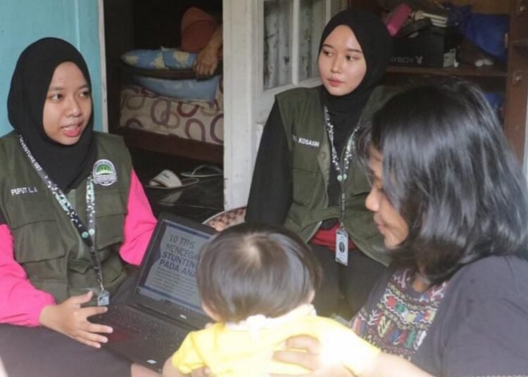 Mahasiswa KKN UIN Jakarta Bantu Warga Ciampea Tangkal Stunting