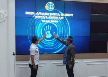 Menteri ATR/Kepala BPN Deklarasikan Kota Bogor Sebagai Kota Lengkap