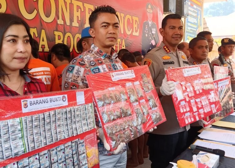 Ungkap Kasus Narkoba, Polisi Tangkap 34 Tersangka di Kota Bogor