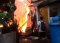 Diduga Korsleting Listrik, Pabrik Tempe di Sukaraja Terbakar