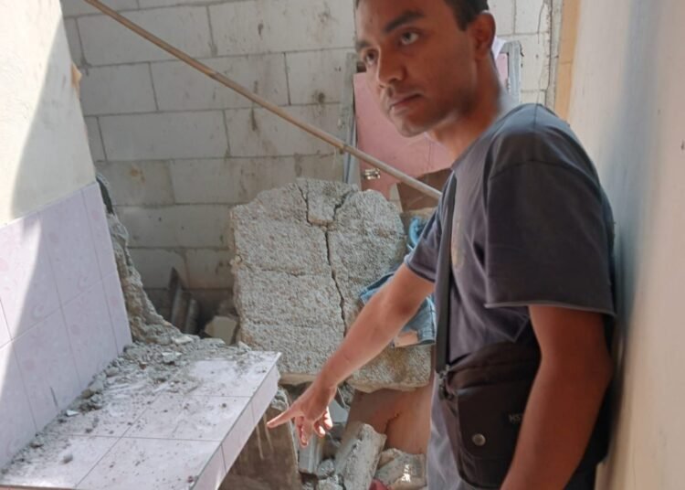 Tabung Gas 3 Kg Meledak, Rumah Kontrakan di Cibinong Rusak Parah