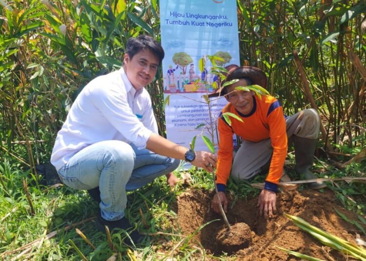 Perkuat ESG, Bank BRI Hijaukan Lingkungan Desa Purnabakti