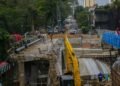 Area Kerja Diperluas, Proyek Jembatan Otista Segera Pasang Balok Girder
