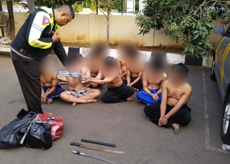 Hendak Tawuran di Sekitar Pemakaman, 10 Remaja di Tanah Sareal Diciduk Polisi