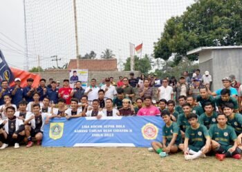 Liga Kocok Sepakbola Katar Desa Cibatok II Lahirkan Bibit Unggul-Tangguh