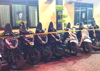 Polisi Amankan 11 Motor Curian, Warga yang Merasa Kehilangan Bisa Datang Ke Polsek Gunung Putri