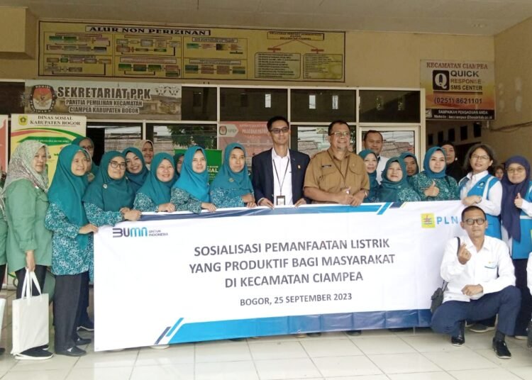 PLN UP3 Bogor Sosialisasikan Teknologi Berbasis Listrik Bagi Ibu-ibu PKK