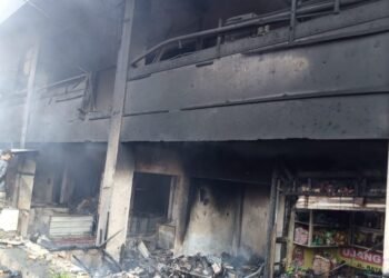 UPDATE: Kebakaran Pasar Leuwiliang, 80 Persen Api Padam