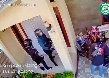 Aksi Kawanan Maling Terekam CCTV, Polisi Kejar Para Pelaku