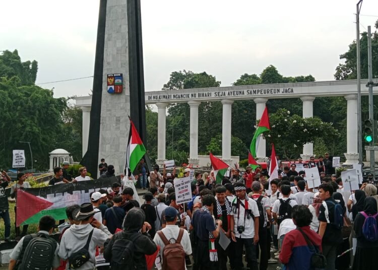Aksi Bela Palestina di Kota Bogor Tuntut Pemerintah Tegaskan Sikap