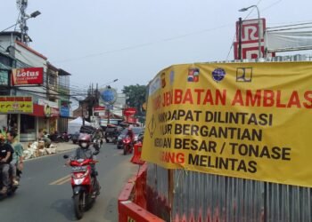 Jalan Raya Tajur Ditutup Mulai Dini Hari Ini hingga Besok Pagi