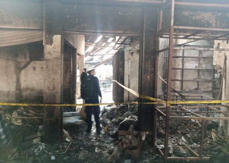 Klaim Tak Ada Zat Mudah Terbakar, Polisi Sebut Kebakaran Pasar Leuwiliang Karena Korsleting Listrik