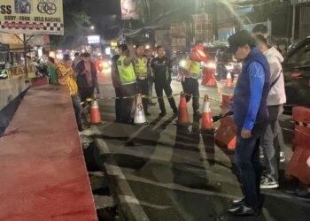 Perbaikan Longsor Jembatan di Jalan Raya Tajur Diperkirakan 1 Bulan